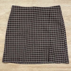 Urban Outfitters Plaid Mini Skirt